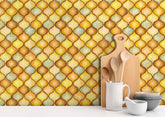 Moroccan Arabesque Peel and Stick Backsplash self Adhesive Tiles for Home Décor